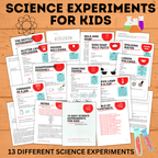 Kids Science Experiments | Kids STEM | Science Experiment Printables | Science Project for Kids | Science Experiment Sheet | Kids Science