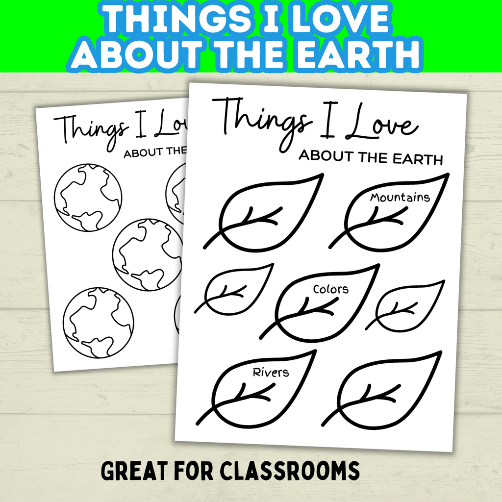 Earth Day Craft | Earth Day Game and Activity | Happy Earth Day | PDF download | Planet Earth | Save Earth | Easy Kids Crafts
