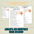 Moses Coloring Pages, Moses Activity Pack, Sunday School Activity, Bible Lesson, Old Testament, Genesis, Christian Craft, Moses and Exodus