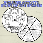 Trust in God Lesson, Bible Lesson, Job Story, Job Lesson, Noah Lesson, Noah and the Ark, Job Trivia, Sunday School Activity
