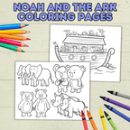 Free Noah's Ark Coloring Pages for Kids and Families, Perfect for Sunday School