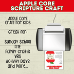 Apple Scripture Craft for Kids