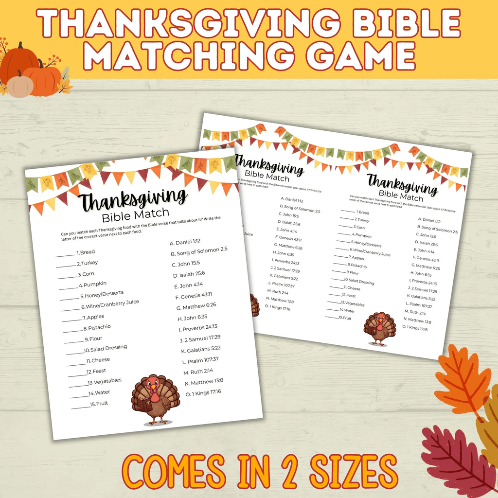 The Mega Kids Thanksgiving Activity and Crafts Bundle
