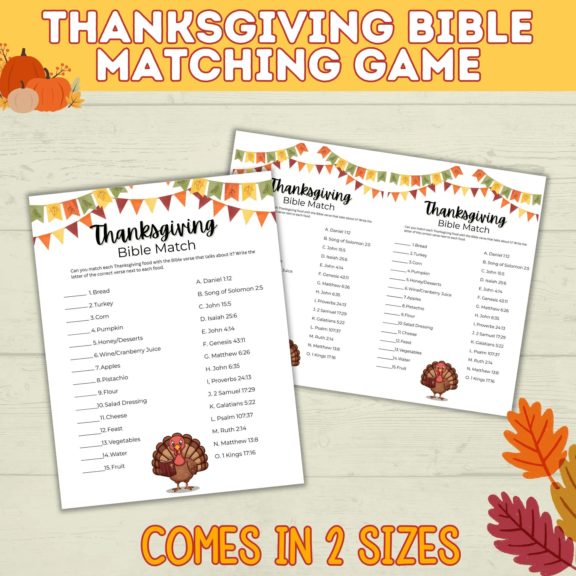 The Mega Kids Thanksgiving Activity and Crafts Bundle
