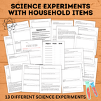 Kids Science Experiments | Kids STEM | Science Experiment Printables | Science Project for Kids | Science Experiment Sheet | Kids Science