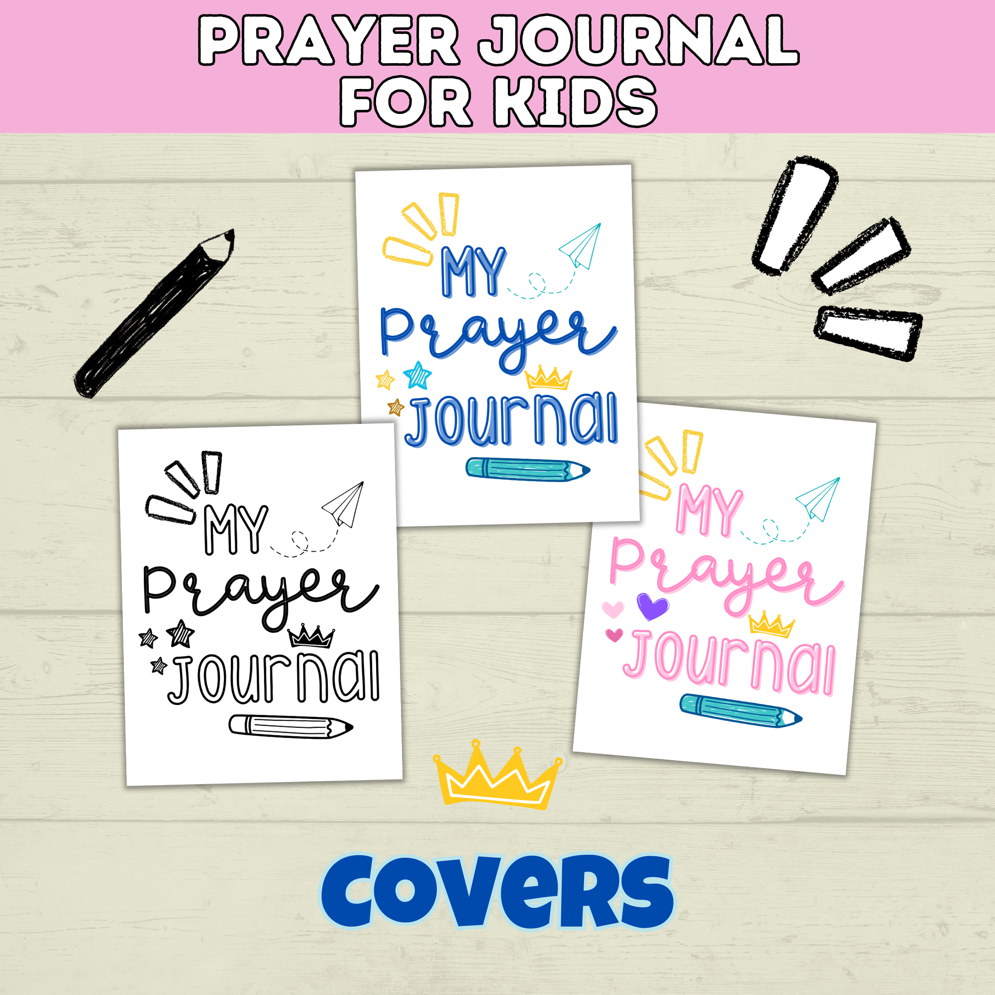 Prayer Journal for Kids | Kids Prayer Printables | Kids Prayer Activities | Letter to God | Kid's Journal | Teach Kids to Pray | Sunday