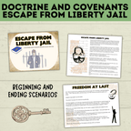 Doctrine and Covenants Escape Room | Escape Liberty Jail | D&C Games | Doctrine and Covenants Games | Kids Games | Sunday School | Escape