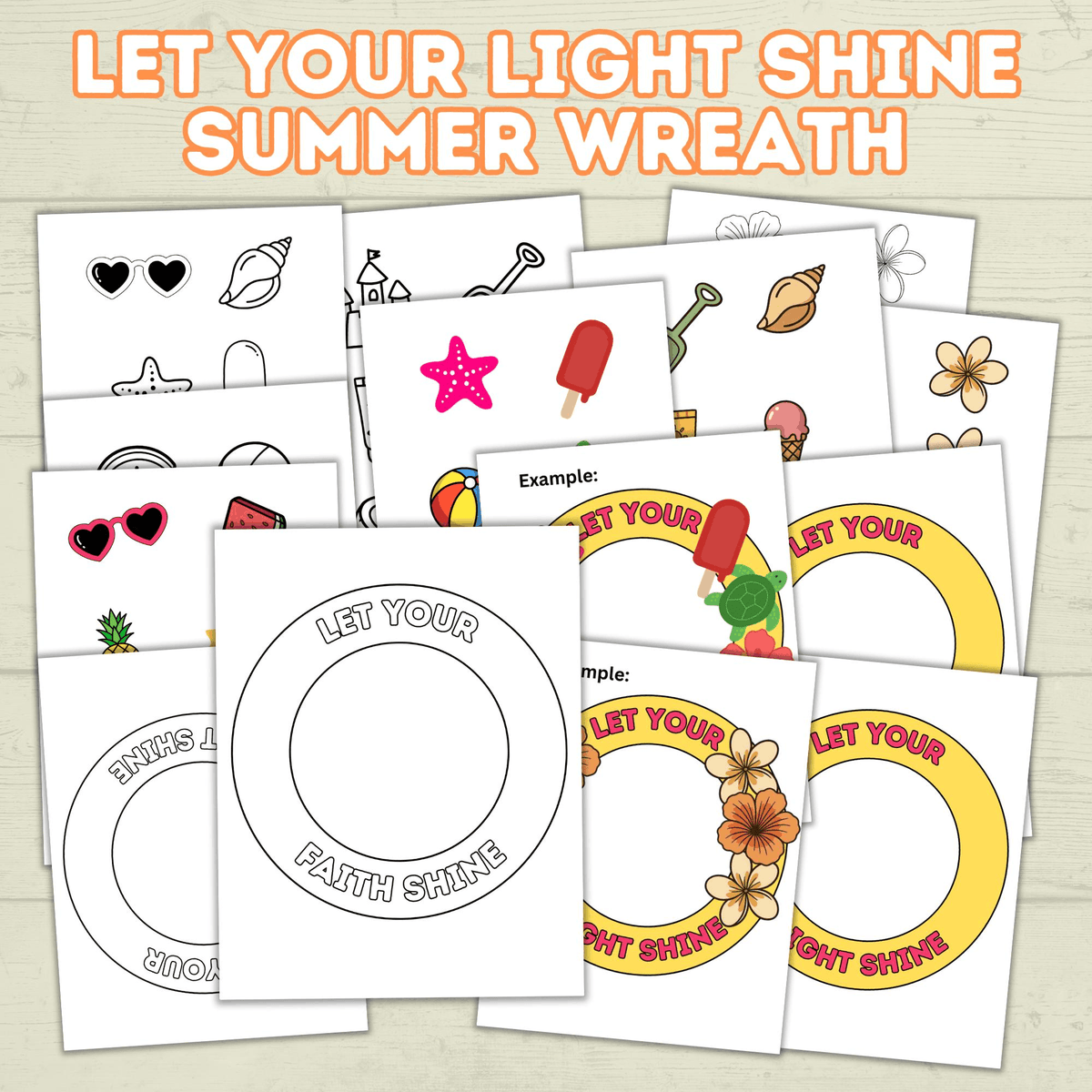 Faith Crafts, Faith Craft Bundle, Bible Crafts, Sunday School Crafts, Homeschool, Christian Crafts, Cut and Paste Crafts, Kids Crafts,