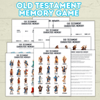 Old Testament Memory Match Game, Bible Game, Seminary Game, Bible Activity, Bible Match, Scripture Match