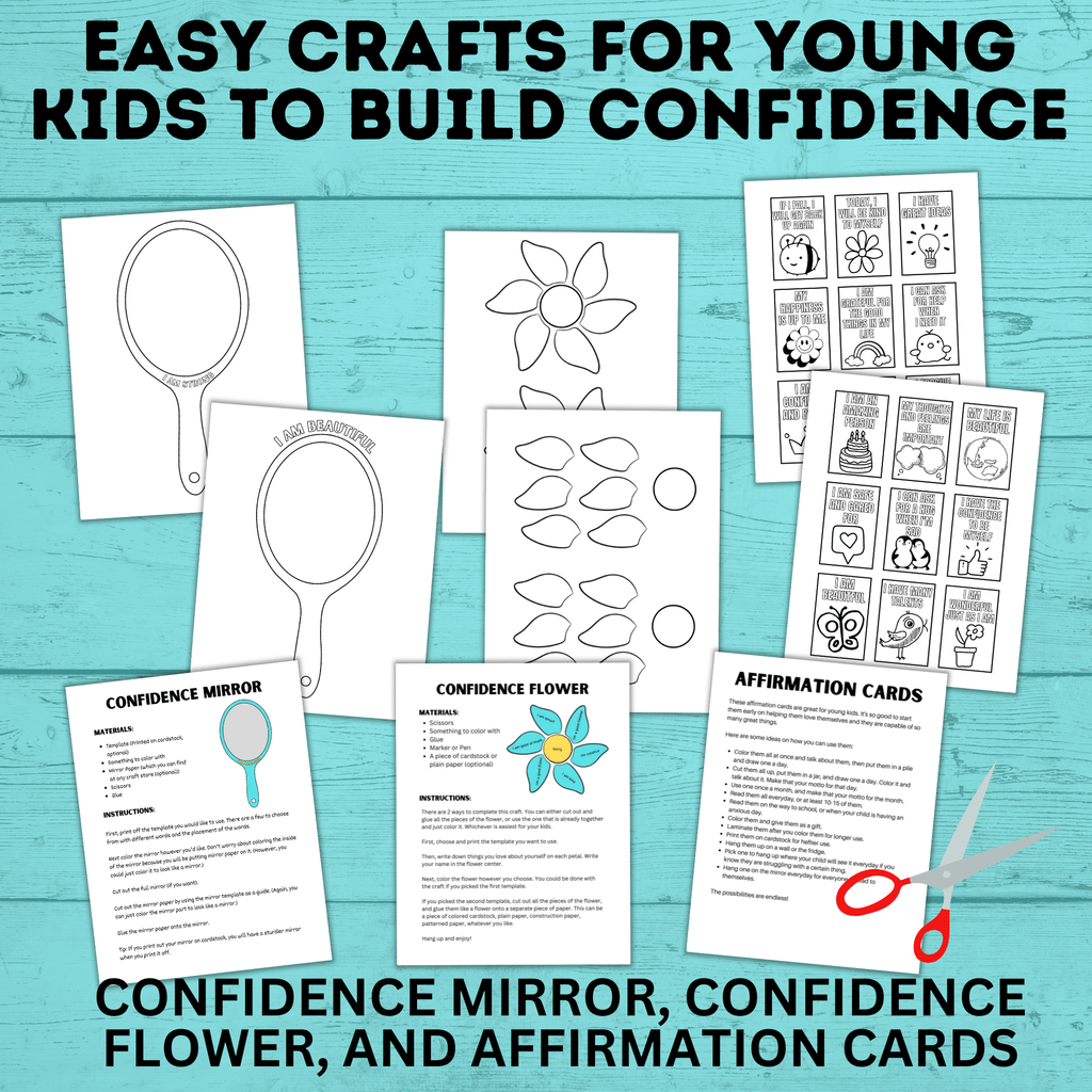 Confidence Crafts | Self-Esteem Crafts | Easy Crafts | Flower Crafts | Preschool Crafts
