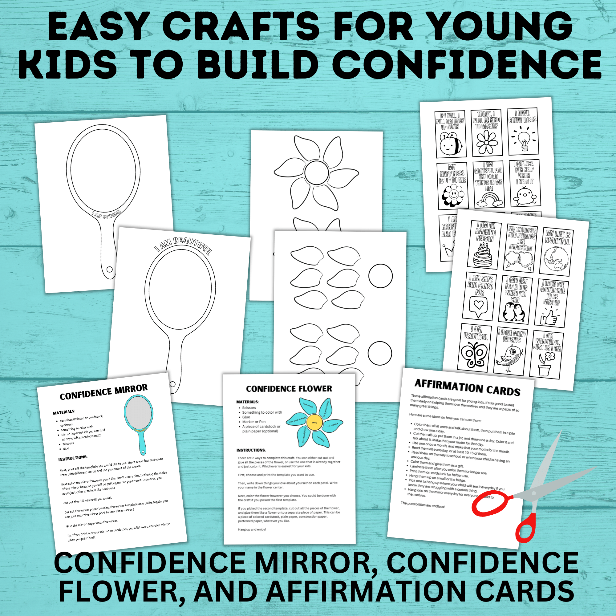 Confidence Crafts | Self-Esteem Crafts | Easy Crafts | Flower Crafts | Preschool Crafts