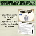 Doctrine and Covenants Escape Room | Escape Liberty Jail | D&C Games | Doctrine and Covenants Games | Kids Games | Sunday School | Escape