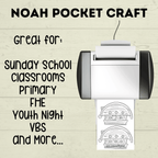 Noah's Ark Craft, Noah's Cut and Paste Craft, Sunday School Craft, Bible Craft