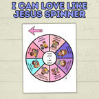 I  Can Love Like Jesus Craft, Valentine's Day Christian Craft, Sunday School Craft, Bible Craft, Bible Lesson