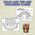 Free Noah's Ark Coloring Pages for Kids and Families, Perfect for Sunday School