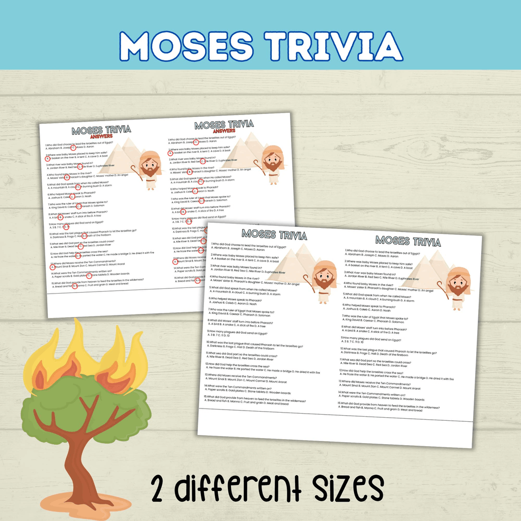 Moses Coloring Pages, Moses Activity Pack, Sunday School Activity, Bible Lesson, Old Testament, Genesis, Christian Craft, Moses and Exodus