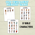 Old Testament Memory Match Game, Bible Game, Seminary Game, Bible Activity, Bible Match, Scripture Match