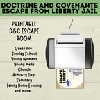 Doctrine and Covenants Escape Room | Escape Liberty Jail | D&C Games | Doctrine and Covenants Games | Kids Games | Sunday School | Escape