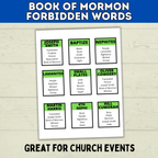 Book of Mormon Game | Youth LDS Game | Book of Mormon Activity | LDS Seminary Games | Youth Games | Church Games | Kids Games