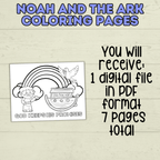 Free Noah's Ark Coloring Pages for Kids and Families, Perfect for Sunday School