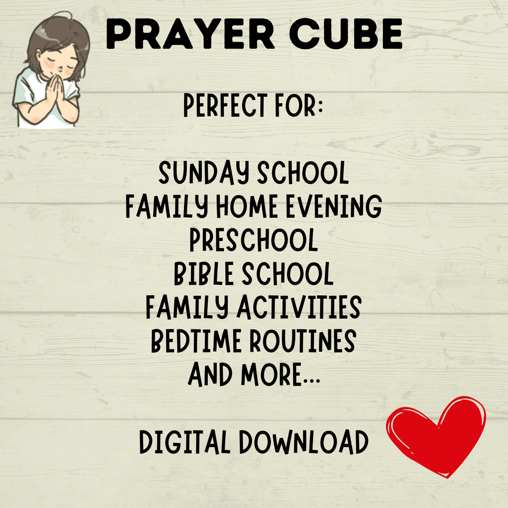 Prayer Cube Craft | Prayer Activities | Kids Crafts