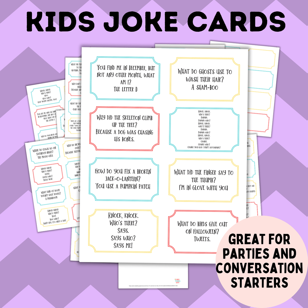 Joke Cards for Kids