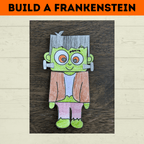 Frankenstein Craft for Kids | Halloween Craft | Halloween Activities | Halloween Printables | Build a Frankenstein | Monster Craft