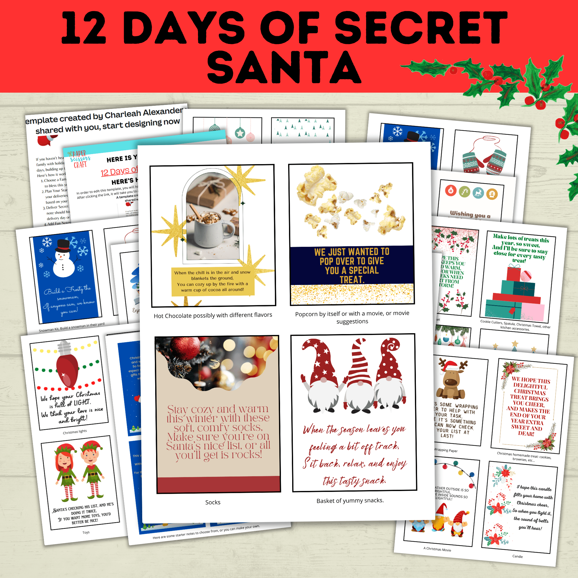 Christmas Gifts | 12 Days of Secret Santa for Kids | Christmas Games | Christmas Activities for Kids | Secret Santa | Christmas Cards |