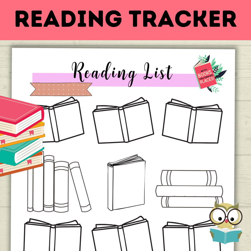 Reading Log | Reading Tracker | Book Tracker | Reading list | Book List | Kids Book List | Kids Books | Reading for kids | Books to Read