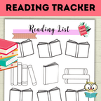 Reading Log | Reading Tracker | Book Tracker | Reading list | Book List | Kids Book List | Kids Books | Reading for kids | Books to Read