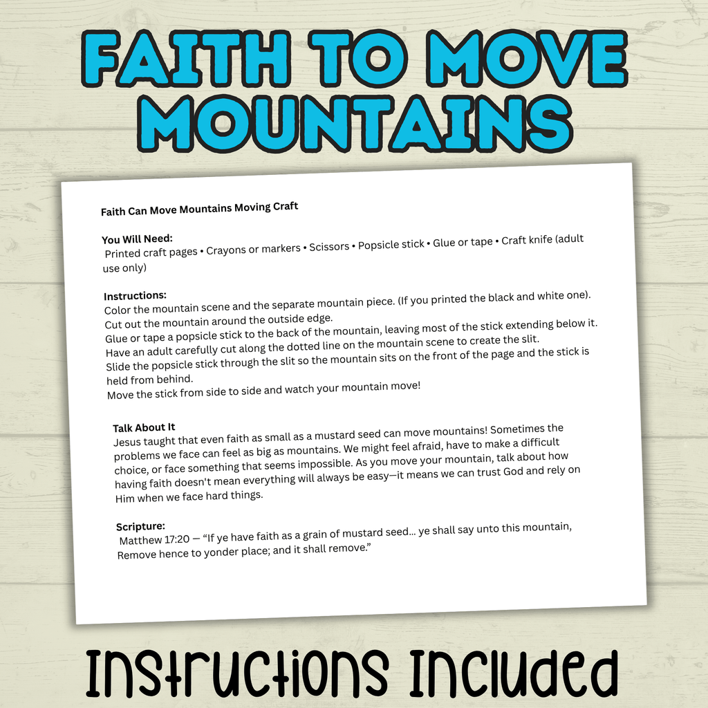 Faith Crafts, Faith Craft Bundle, Bible Crafts, Sunday School Crafts, Homeschool, Christian Crafts, Cut and Paste Crafts, Kids Crafts,