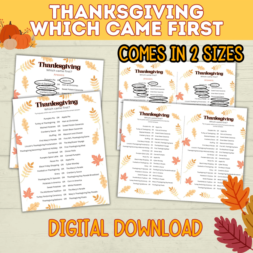 The Mega Kids Thanksgiving Activity and Crafts Bundle