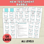 Kids Bible Games, Christian Printables, PDF, Sunday School Digital Download, Children's Ministry, Church New Testament