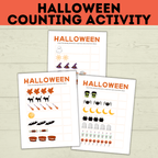 Halloween Counting Activity for Kids and Preschoolers | Counting for Preschoolers | Numbers | Math Worksheets | Math for Preschool