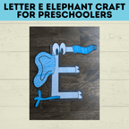 Elephant E Craft for Kids | E Crafts for Kids | Letter Crafts | Alphabet Crafts
