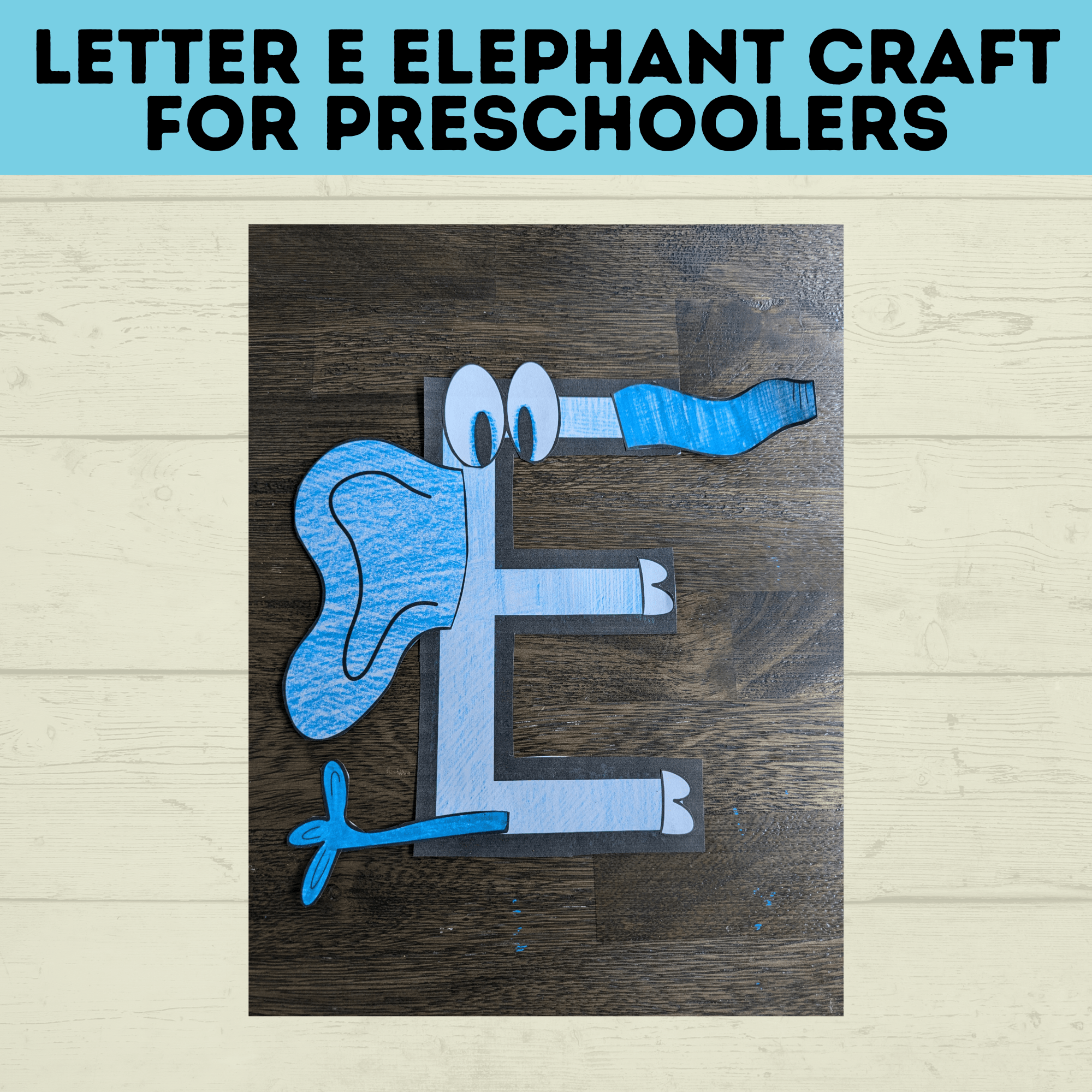 Elephant E Craft for Kids | E Crafts for Kids | Letter Crafts | Alphabet Crafts