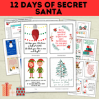 Christmas Gifts | 12 Days of Secret Santa for Kids | Christmas Games | Christmas Activities for Kids | Secret Santa | Christmas Cards |