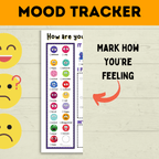 Feelings Chart | Mood Tracker | How are you feeling? | Mood Chart | Kids feelings | Emotions Chart | Kids Mental Health Printable Chart