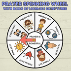 Book of Mormon Spinner Craft, BOM Craft, Sunday School Craft, Prayer Craft