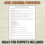 Job Bible Lesson Story Bundle, Job Bible Craft, Sunday School Crafts, Homeschool, Old Testament, Job Activity, Job Craft, Job Cube Story