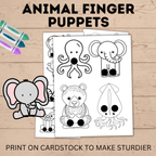 Animal Finger Puppets for Kids