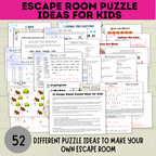 Escape Room Puzzles | Escape Room Ideas | Escape Room Games | Games for Kids | Party Games | Puzzles for Kids | Printable Escape Room