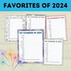 New Year's Eve 12-Hour Countdown Activity for Kids | NYE Games | Kids Games | NYE Printables