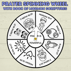 Book of Mormon Spinner Craft, BOM Craft, Sunday School Craft, Prayer Craft