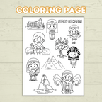 Moses Coloring Pages, Moses Activity Pack, Sunday School Activity, Bible Lesson, Old Testament, Genesis, Christian Craft, Moses and Exodus