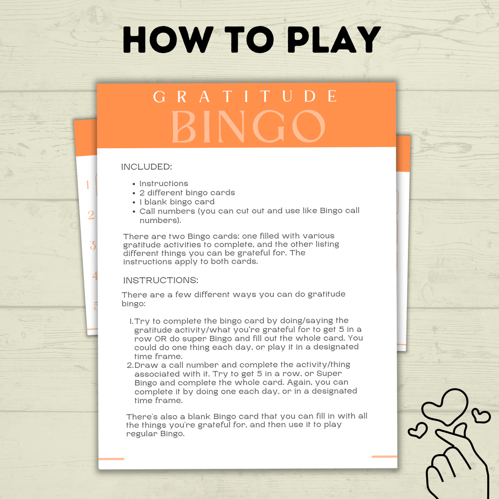 Gratitude Bingo for Kids | Bingo for Kids | Gratitude Game | Thanksgiving Game | Grateful Game | Thankful Game| PDF digital download