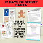 Christmas Gifts | 12 Days of Secret Santa for Kids | Christmas Games | Christmas Activities for Kids | Secret Santa | Christmas Cards |