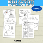 Bible Games | Bible Activity Sheets | Bible Placemat Activity Sheets | Bible Activity Pages for Kids | Homeschool | Vacation Bible School
