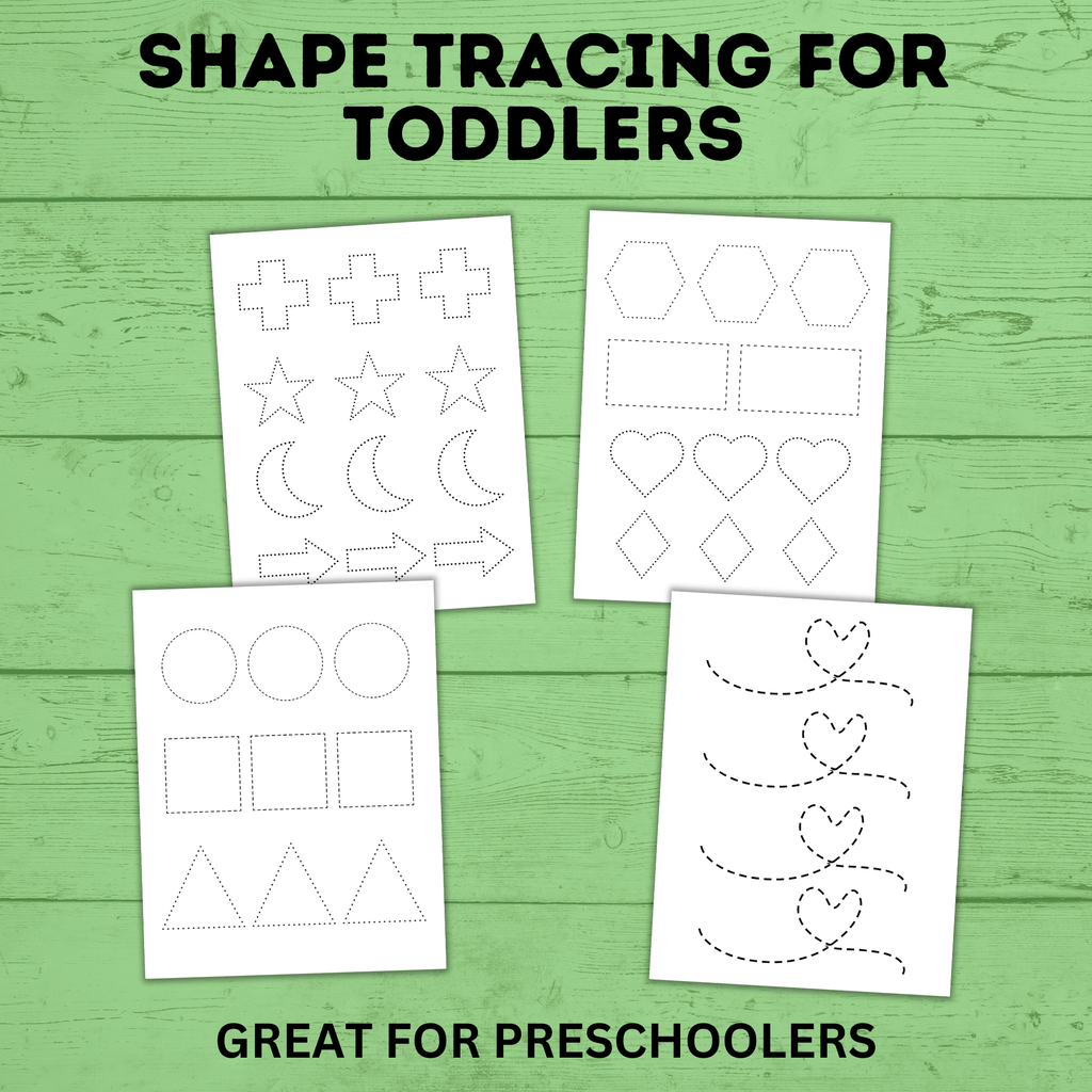 Line Tracing for Kids and Toddlers | Design Tracing | Shape Tracing | Learning Shapes | Toddler Activity | Toddler Printable | Preschool