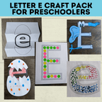 Letter E Crafts for Kids | Preschool Crafts | Alphabet Crafts | Toddler Crafts | Letter Crafts | Kids Crafts | Letter E Printables